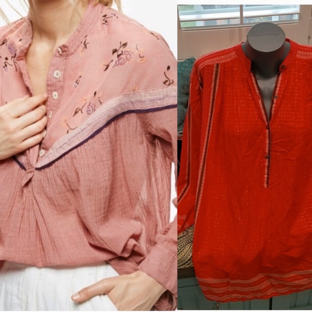 2 Free People tunic